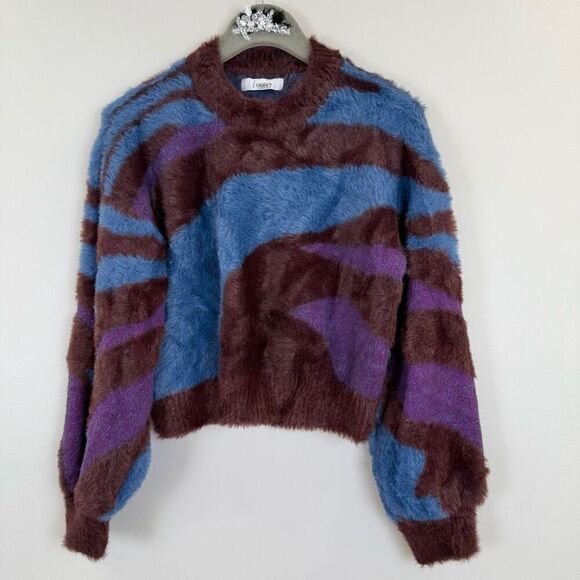 Louna Printed Fuzzy Sweater 💚 - Picture 4 of 9